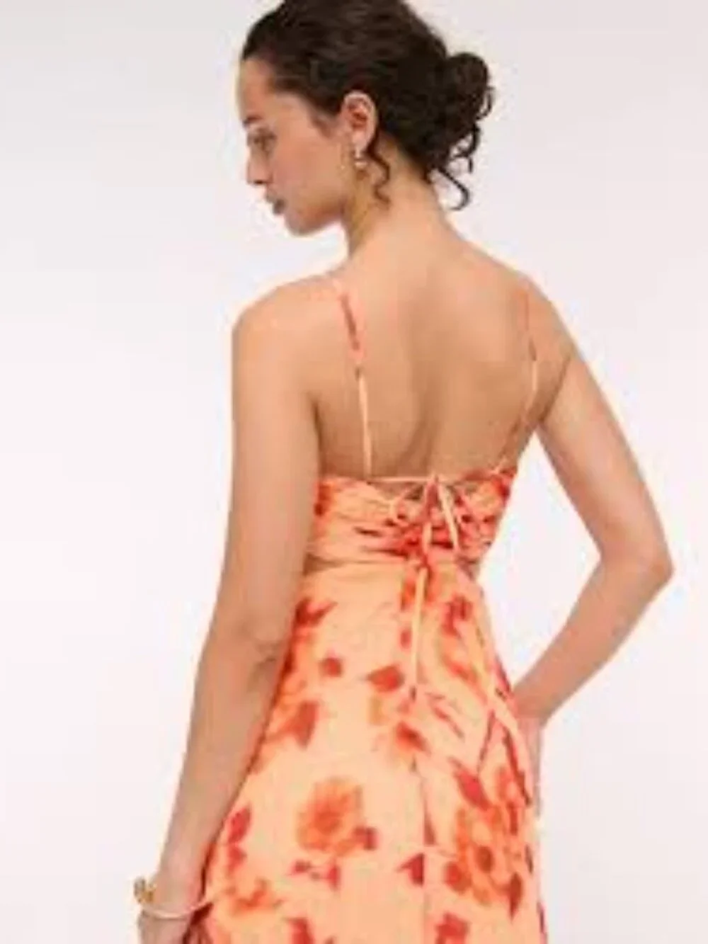 NWT! The A&F Giselle Babydoll Cutout Maxi Dress